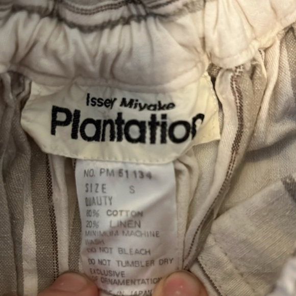 EUC Vintage1980’s Issey Miyake Plantation outfit. cotton linen - Picture 4 of 10